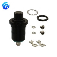 Bom List Support NX304BB1B-01 Push Button Switch SPST-NO Off-Mom Standard Panel Mount Front NX304BB1B01 Round Plunger Black