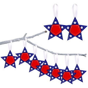 Décoration suspendue en feutre durable en forme d'étoile, nouvelle conception, best-seller mondial, pour le salon, usage quotidien - Product Image 2