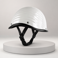 Casque de moto 3/4 ouvert, coque ABS, toutes saisons, demi-casque pour scooter électrique, pour adultes