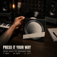Emballage personnalisé pour disques vinyles, pochette imprimée pour LP, couverture de disque à rabat, impression de couverture d'album pour les labels de disques et les magasins de musique