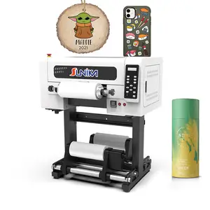 Sunika stampante UV DTF ad alta risoluzione nuovo sistema di polimerizzazione rapido economico etichetta da 30cm con stampante a getto d'inchiostro epison I3200