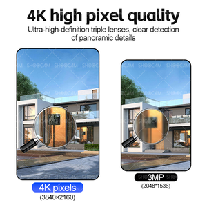 Cámara IP 4K de 5MP, Cámara de Vigilancia Inteligente para el Hogar, <span class=keywords><strong>DVR</strong></span>, Cámara Exterior Inalámbrica Wifi, Visión Nocturna, Cámaras de Seguridad CCTV con Inteligencia Artificial - Product Image 4