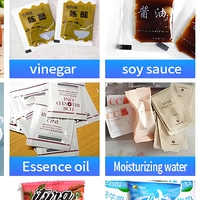 Machine d'emballage automatique électrique pour petits sachets en plastique, idéale pour l'emballage de bain de bouche, de sirop et de liquides pour bâtonnets glacés - Vente chaude
