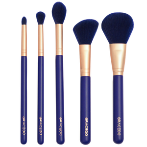 Boîte d'outils <span class=keywords><strong>de</strong></span> beauté, Logo estampage à chaud, ensemble <span class=keywords><strong>de</strong></span> pinceaux <span class=keywords><strong>de</strong></span> maquillage, uniforme professionnel, 5 pièces, prix d'usine, livraison gratuite - Product Image 6