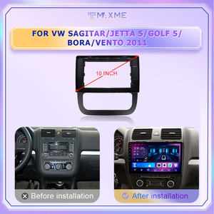 Maisimei Auto AC manuel cadre DVD de voiture AC pour <span class=keywords><strong>VOLKSWAGEN</strong></span> Sagitar Jetta5 Golf5 Bora Vento FOX VILORAN TAYRON T-ROC 2006 2022 - Product Image 4