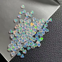 HQ GEMS Petite Taille OP534 Fond Plat Opale Coeur Cabochon 4mm Coeur Forme Opale Pierre en Vente
