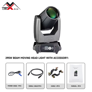 Haute qualité 295W RGBW faisceau tête mobile lumière LED 350W télécommande feu de route - Product Image 6