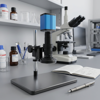 Caméra de microscope numérique industrielle 4K à mise au point automatique pour réparation de PCB de téléphone, fabriquée en usine OEM