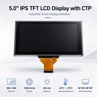 TMK 5 Inch Industrial Touch TFT LCD Display 800x480 IPS RGB 24-bit Interface Capacitive Embedded Screen for HMI Control Panel