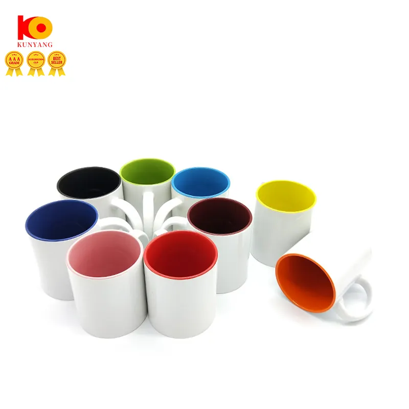 wholesale Custom 3A Grade quality sublimation coffee mug blanks 11oz advertising custom sublimation ceramic mug