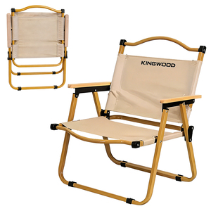 Chaise de camping pliable portable en stock en Pologne, capacité de charge 200 kg, chaise Kermit, livraison directe UE, tissu Oxford - Product Image 1