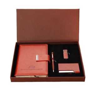 Coffret Cadeau d'Entreprise de Luxe Personnalisé avec Logo : Carnet, Stylo, Clé USB et Porte-Cartes, 100 Feuilles, Couverture Rigide – Fournisseur Direct Usine - Product Image 2