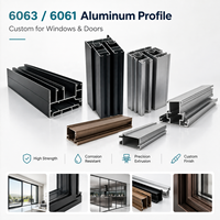 Offre Spéciale : Profilé d'Extrusion en Aluminium Personnalisé Grade 6063 pour Fenêtres, Pliage, Soudage, Usinage CNC T5 T6