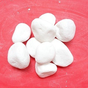 White pebble rocks <b>stone</b> for paver decoration aquarium - Product Image 3