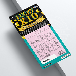 บัตรลอตเตอรีแบบปรับแต่งได้พิมพ์แบบขูดปิดสลากกินแบ่งออกแบบได้ฟรีป้องกันการปลอมแปลง - Product Image 5