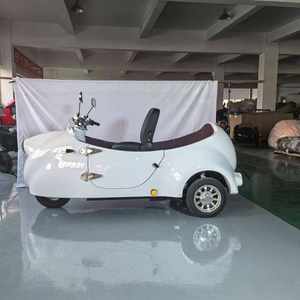 Triciclo eléctrico de <span class=keywords><strong>tres</strong></span> <span class=keywords><strong>ruedas</strong></span> de alta calidad, modelo plegable más vendido, cesta de carga de cuerpo cerrado, cómodo pasajero infantil - Product Image 2