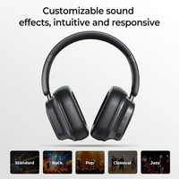 Miniso earphone & headphone G90 TWS, nirkabel untuk Bluetooth 5.4 HiFi suara ANC pengurang kebisingan dengan tampilan sentuh