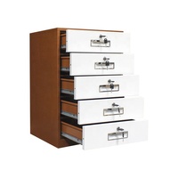 Tiroirs métalliques verticaux bas, tiroir de rangement secret, mobilier de bureau pour les dessins, utilisé