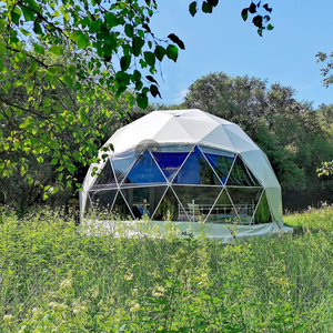 Domos de <span class=keywords><strong>PVC</strong></span> Impermeables a Precio de Fábrica, Casa de Campaña Geodésica Tipo Domo Glamping - Product Image 6