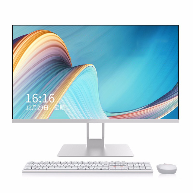 China Factory Desktop Pc Computer All in One 23.8 27 28 Inch Quad Core All in One Mini Pc for Office School