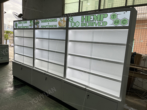 Vitrina de Exhibición de Tabaco YOUYUAN de Alta Gama, en Madera, con Puerta de Vidrio con Cerradura, <span class=keywords><strong>para</strong></span> Cigarrillos y Productos <span class=keywords><strong>CBD</strong></span> - Product Image 1