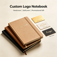 Carnet de notes A5 personnalisé avec logo, couverture rigide, impression à chaud, agenda promotionnel, 80 feuilles, pour entreprise