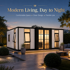 Casa Contenedor Moderna Prefabricada, Espacio de Vivienda Pequeño, Diseño Rectangular con Característica Transpirable, Uso en Exteriores - Product Image 1