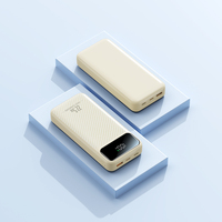 Banque d'alimentation RK075 20000mAh, charge rapide 22.5W, câbles doubles intégrés, affichage numérique LED, chargeur portable
