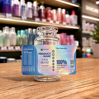 Étiquettes personnalisées pour emballages cosmétiques, autocollants de beauté à marque privée pour flacons de soins de la peau, pots de maquillage et produits cosmétiques