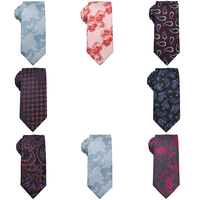 Cravate en soie florale personnalisée pour homme, cravate en polyester jacquard à fleurs, vente en gros, fournisseur OEM ODM pour mariage