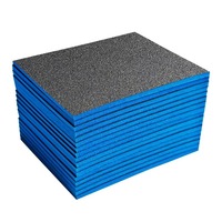Outils abrasifs OEM/ODM rectangulaires résistants aux déchirures pour l'élimination de la rouille et le nettoyage des surfaces, blocs de ponçage, éponges de ponçage