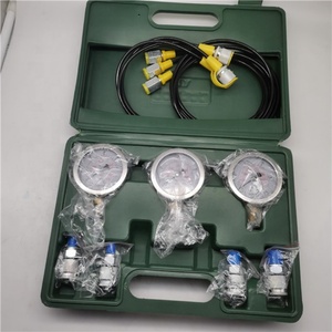 Pressure <b>Measuring</b> Instruments 3 <b>Gauges</b> Diagnostic <b>Tool</b> for All Heavy Equipment Machine Hydraulic Pressure Measurement Kit - Product Image 2