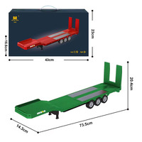 Camion semi-remorque RC HUINA 1501/1502 19 canaux Scania-770s-v8 1/18, voitures télécommandées électriques, modèle de remorque, jouets pour adultes et garçons