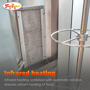 Máquina vertical <span class=keywords><strong>de</strong></span> asadores <span class=keywords><strong>de</strong></span> parrilla <span class=keywords><strong>de</strong></span> <span class=keywords><strong>horno</strong></span> <span class=keywords><strong>de</strong></span> <span class=keywords><strong>pollo</strong></span> LPG a gas para 12 <span class=keywords><strong>piezas</strong></span> <span class=keywords><strong>de</strong></span> <span class=keywords><strong>pollo</strong></span> - Product Image 5