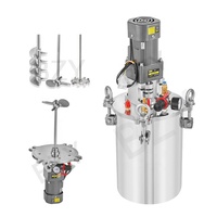 Mélangeur pneumatique à moteur haute pression BZY en acier inoxydable, capacité 1L-100L, pression maximale 0,8 MPa, avec aspiration sous vide 3