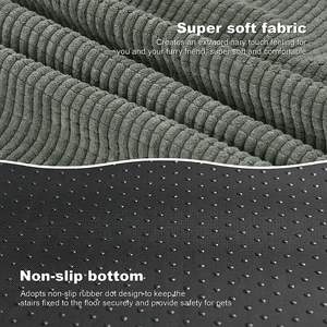 छोटे कुत्तों के लिए गर्म बिक्री पर्यावरण अनुकूल पालतू दरवाजा, हटाने योग्य डिजाइन गैर-पर्ची आधार और लिविंग रूम पालतू जानवरों की देखभाल के लिए धोने योग्य कपड़े - Product Image 6