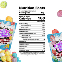 Pour les nouveaux bonbons croustillants Collations Saveur fruitée Vitamine C Halal Lyophilisé Multicolore Gummy Puff Bonbons dans des sacs
