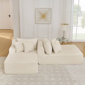 كرسي أريكة أرضي عصري لشخصين قابل للطي للشقق، تصميم بسيط - Product Image 4