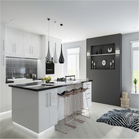 Solution de cuisine modulaire en acier inoxydable sur mesure pour appartement, villa, construction de maison neuve, rénovation