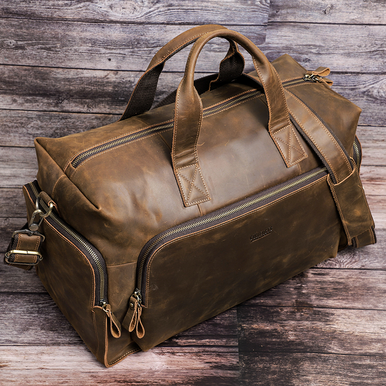 Оптовая продажа, водонепроницаемые спортивные дорожные сумки для спортзала, сумки для ручной клади, кожаная спортивная сумка для мужчин под заказ