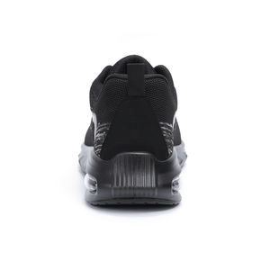 JIANKUN-Chaussures de sécurité unisexes de haute qualité en tissu à tricoter et TPU pour hommes avec coussin d'air PU, semelle extérieure anti-impact et anti-crevaison - Product Image 5