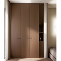 Dressing sur mesure de luxe, style moderne/antique, armoire de chambre à coucher en bois, grande capacité, armoire à vêtements de qualité supérieure pour la maison/l'hôtel