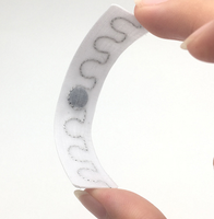 Etiquetas de Tela Lavables para Ropa, Etiquetas RFID UHF de Largo Alcance Resistentes al Agua para Gestión de Lavandería, Venta al Por Mayor