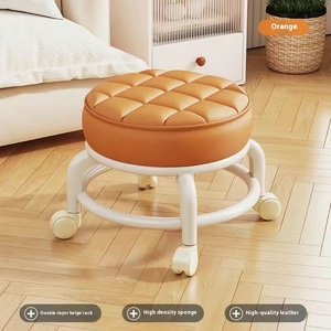 <span class=keywords><strong>Banc</strong></span> mobile à roues en plastique, confortable et moderne, simple, <span class=keywords><strong>petit</strong></span> <span class=keywords><strong>tabouret</strong></span> à roue universelle pour le salon de la maison sédentaire - Product Image 6