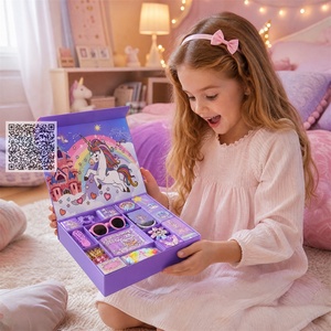 Brand Merchandise Gift With Purchase <strong>Advent</strong> <strong>Calendar</strong> Unboxing Kit for Kids Girls Hair Clips Beads Cosmetic Minis Gift Box - Product Image 4
