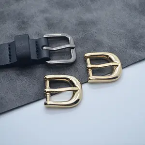 Factory Wholesale Custom logo fashion Western belt buckles retro metal pin buckle belt for bags women men