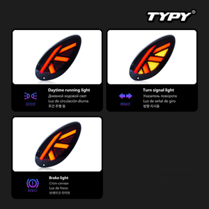 ชุดไฟท้าย TYPY สำหรับ Chrysler PT Wanderer ปี 2006-2009 อัพเกรดเป็นไฟ LED สำหรับวิ่งกลางวันและไฟเลี้ยว - Product Image 3