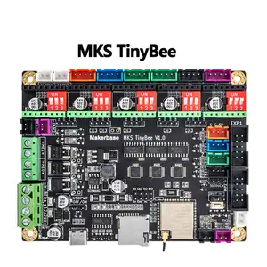 3D yazıcı MKS TinyBee V1.0 kontrol panosu 32bit anakart PCB kartı ile entegre TMC2209 A4988 step sürücü
