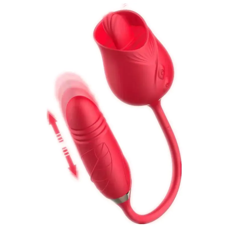 Consolador vibrador y Licker de lengua rosa, Juguetes sexuales, novedad de 2022, venta al por mayor