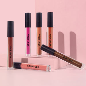 Vente de gros Brillant à lèvres en vrac Logo personnalisé Maquillaje Por Mayor Produit de maquillage Brillant à lèvres brillant rose Nude - Product Image 2